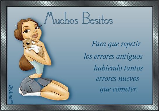 Con Frase Besitos