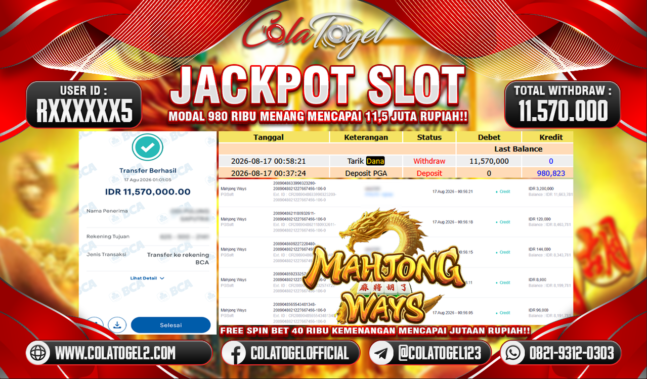 JACKPOT SLOT GACOR!!