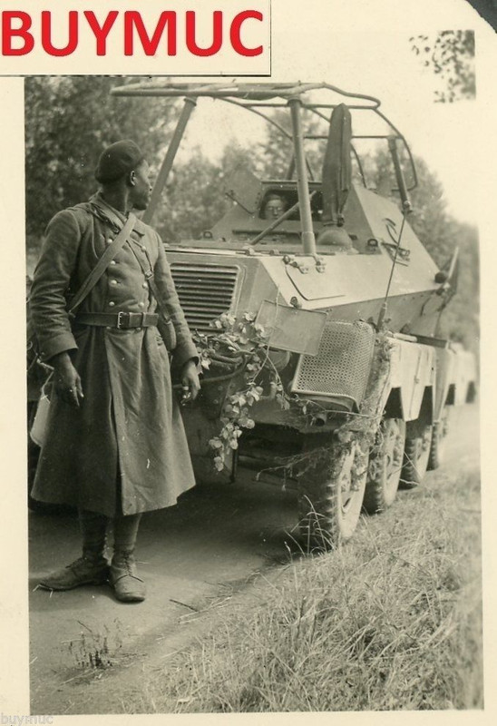 FOTO FRANCE TANK PANZERSPÄHWAGEN SDKFZ
