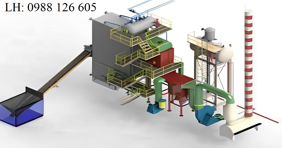 nồi hơi tầng sôi đốt sinh khối