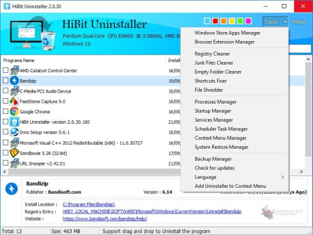 HiBit Uninstaller v2.6.20 (Installer + Portable) HiBit Uninstaller v2.6.20 (Installer + Portable)