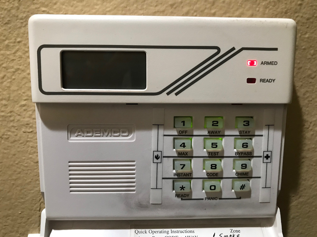 Wired alarm keypad not working Home & Garden