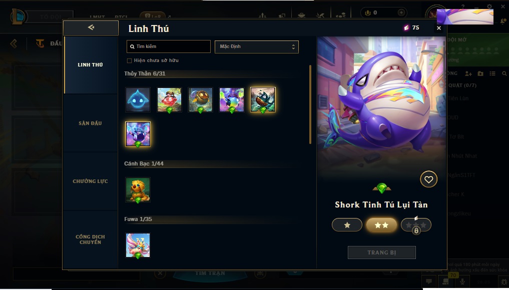 Acc DTCL # - Không Khung