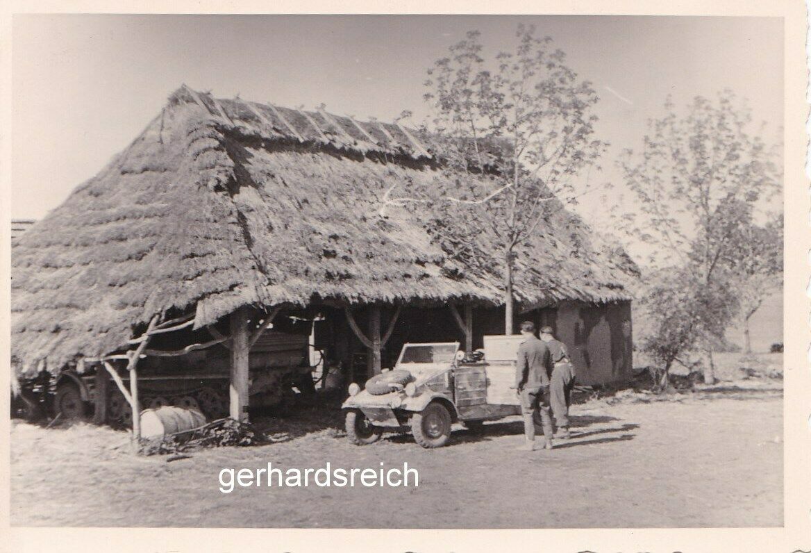 Foto VW Kübelwagen Typ 82 Russland Wehrmacht Sonder-Kfz