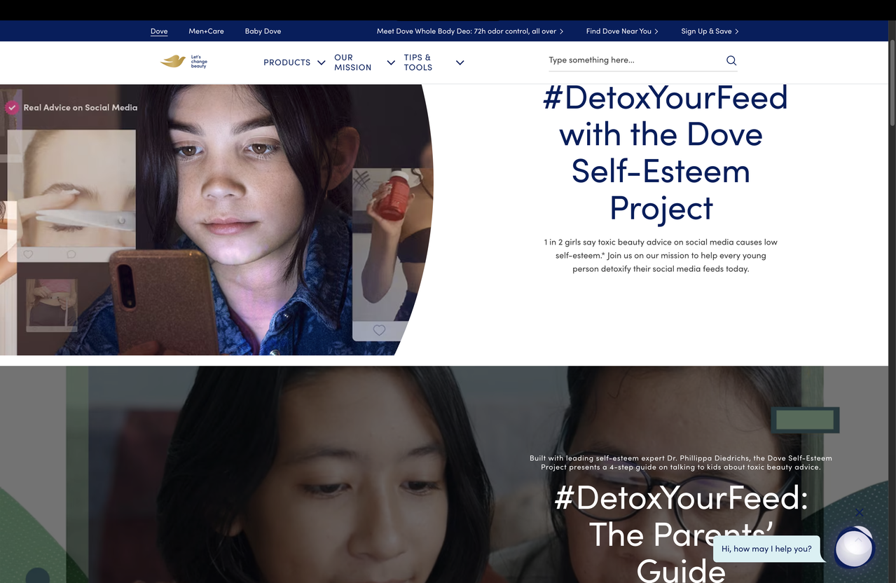 Dove's #DetoxYourFeed Campaign