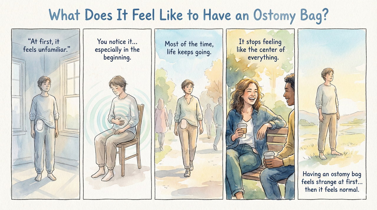 What does it feel like to have an ostomy bag