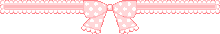 A text divider of a pixel art ribbon