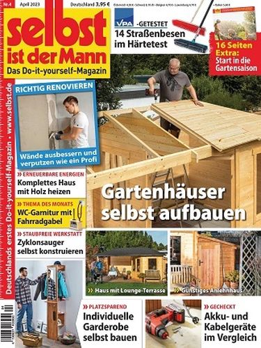 Cover: Selbst ist der Mann Heimwerkermagazin April No 04 2023