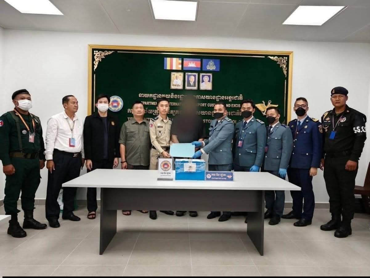 third foreigner caught drugs techo airport cambodia news 2026 wefeww