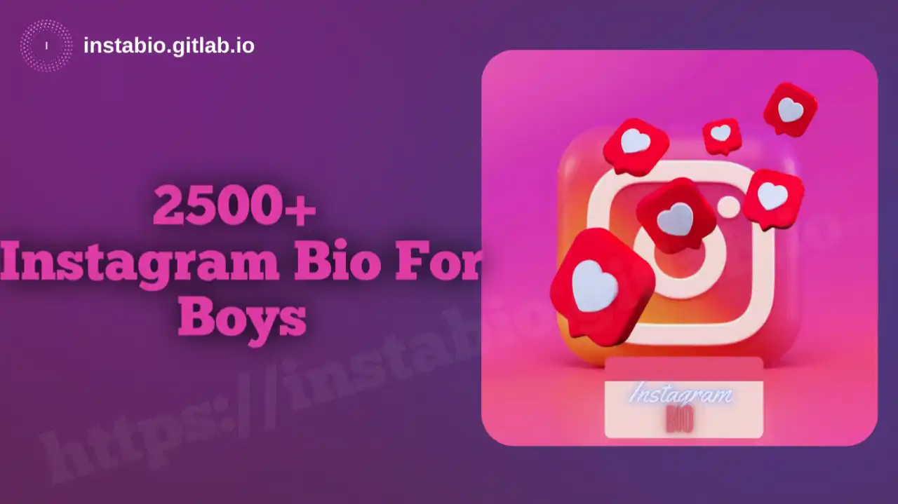 Instagram Bio For Boys