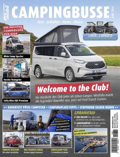 Cover: Campingbusse Magazin Nr 01 2024