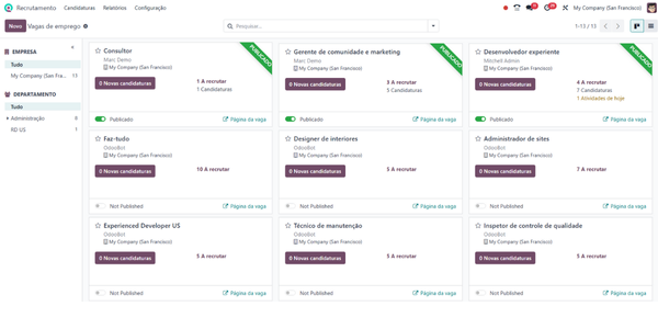 Imagem ilustrativa do recurso Recrutamento