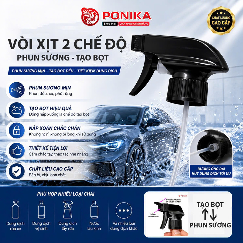 Vòi xịt 2 chế độ
