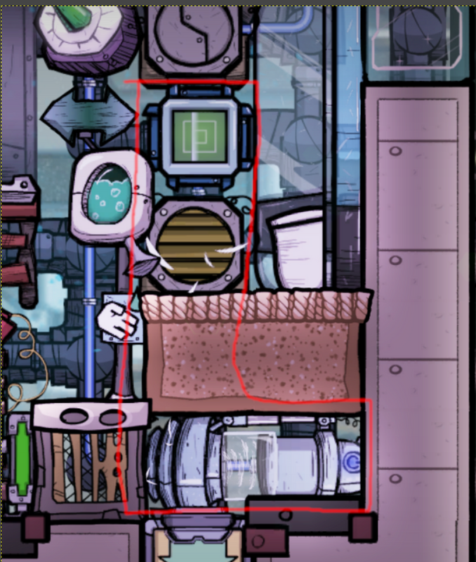 normal view of rocket co2 scrubbing in ONI
