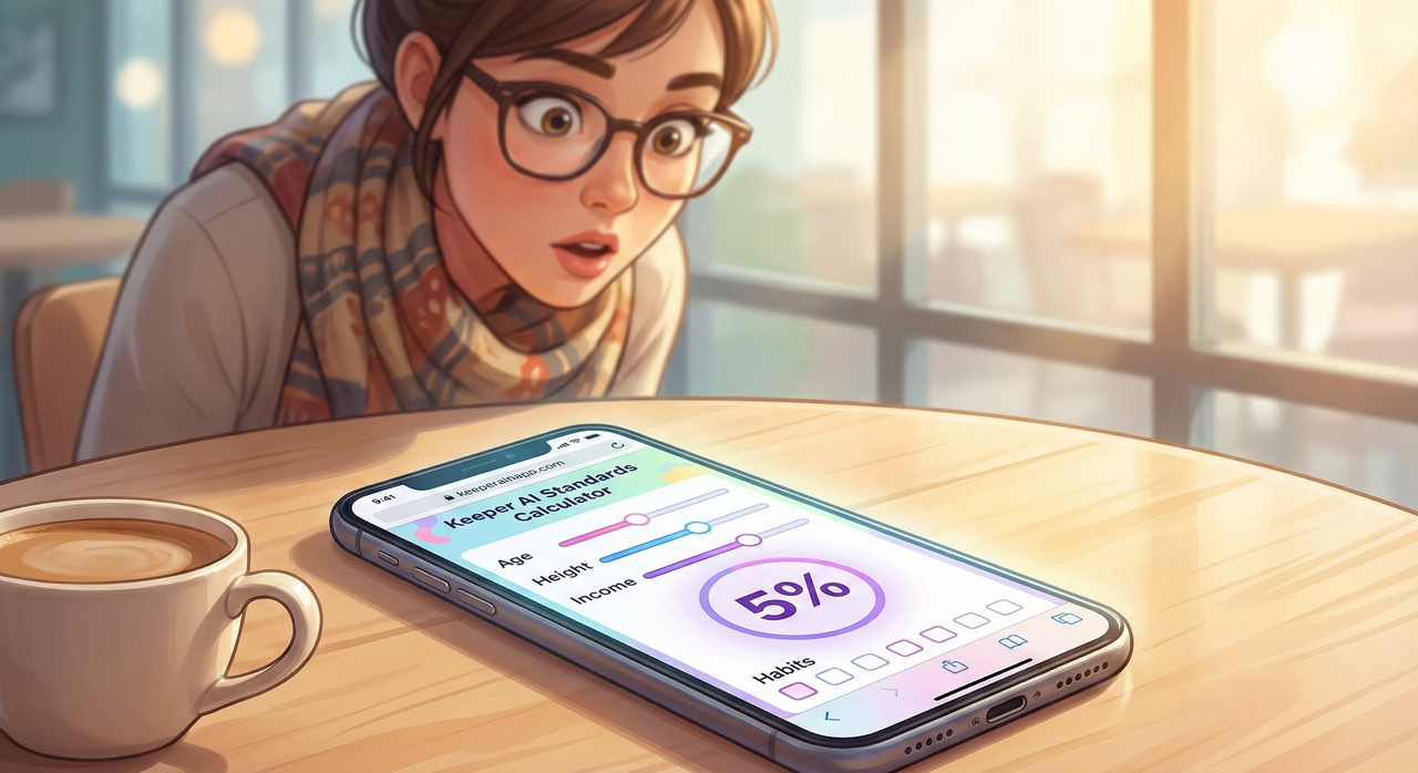 Positive reaction to dating calculator results