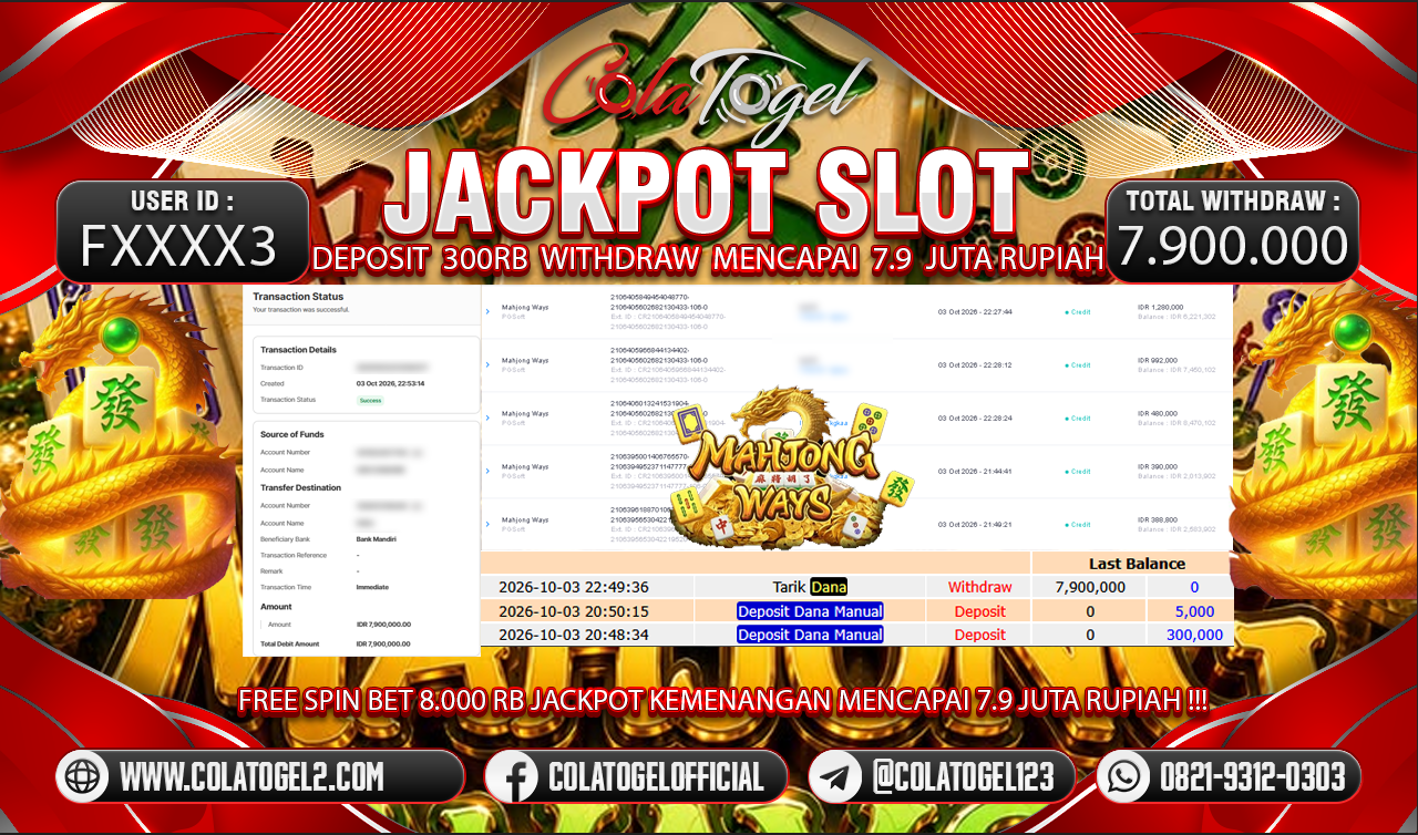 JACKPOT SLOT GACORR !!!