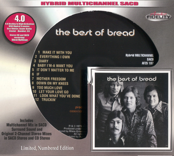 Bread - The Best of Bread (2015 - Soft rock) [Flac 24-88 SACD 4.0]