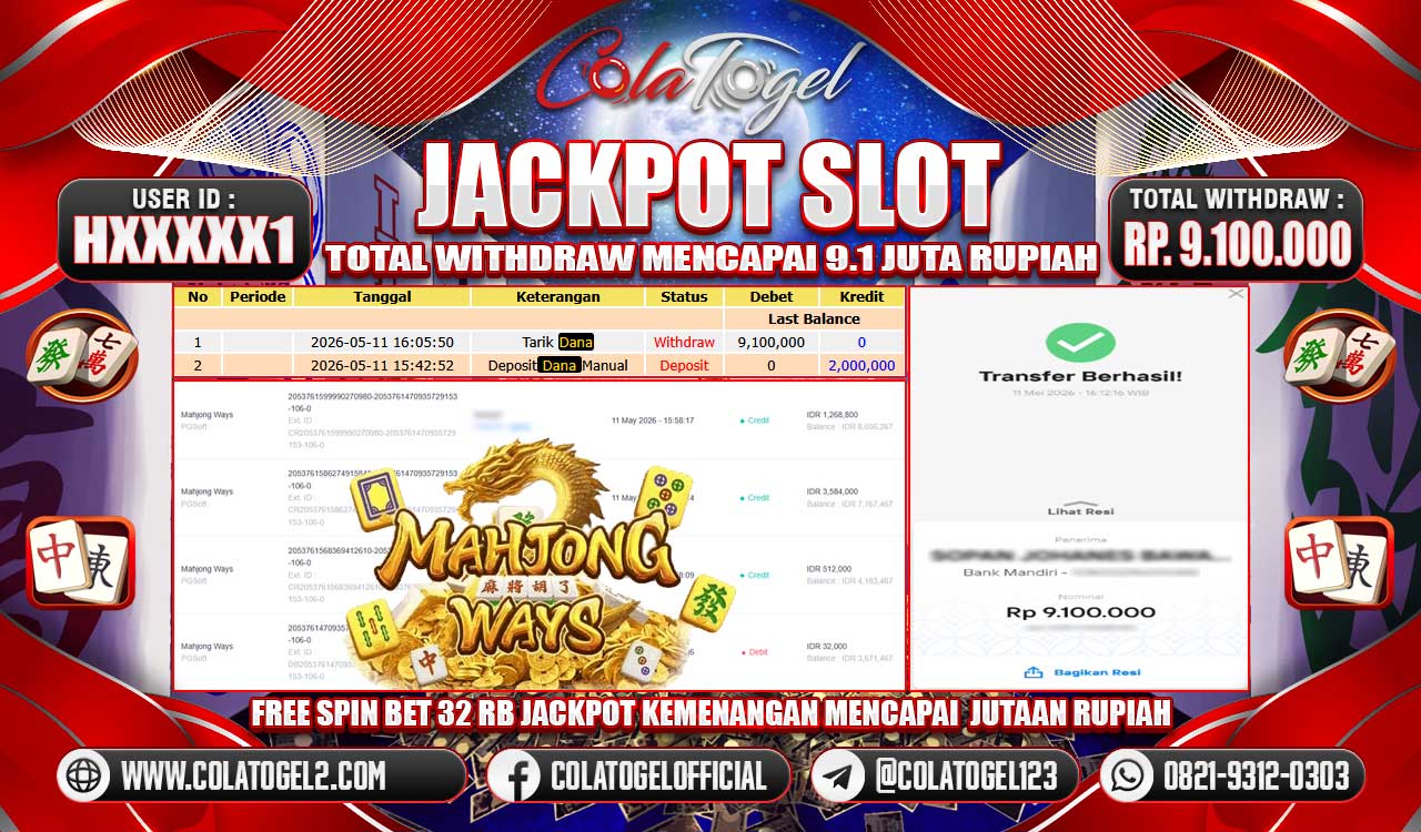 JACKPOT SLOT GACOR!!