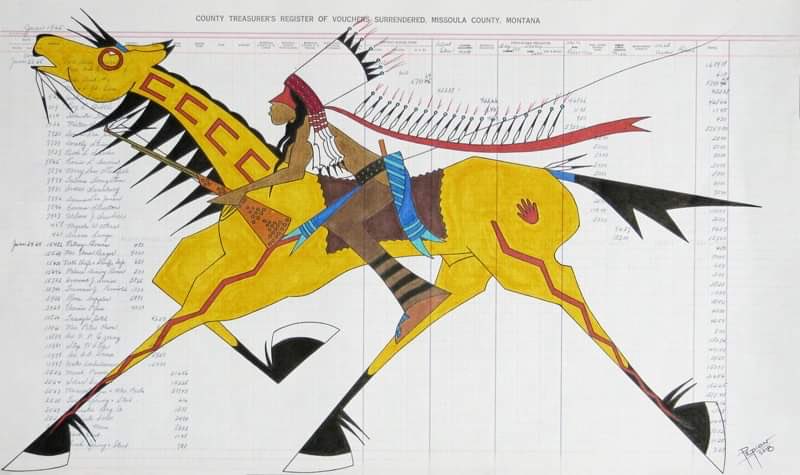 ledger art John Isaiah Pepion