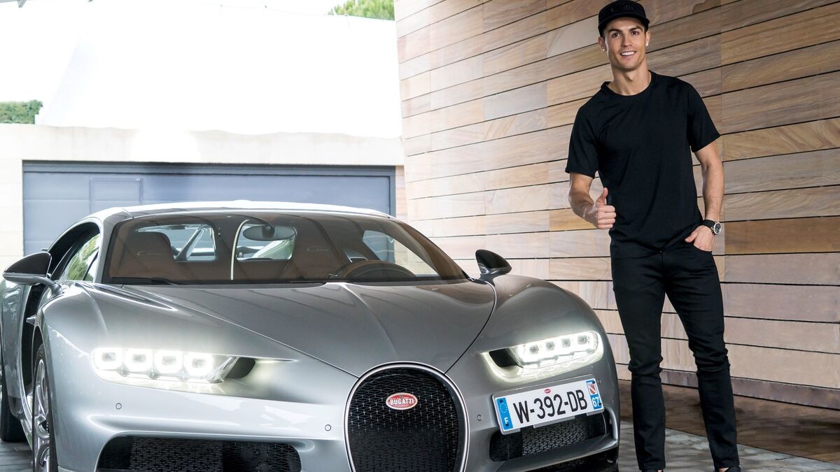 Bugatti de Cristiano Ronaldo sufre accidente en Mallorca