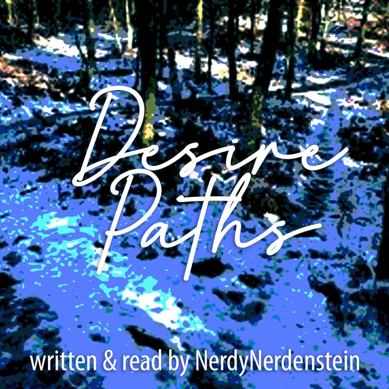 cover art with title and image of a snowy forest with two paths