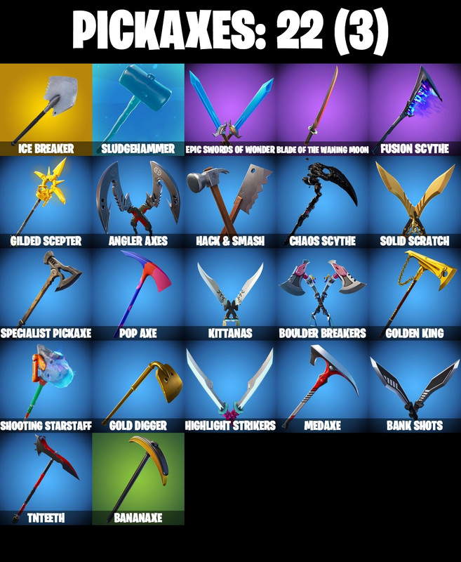pickaxes comp