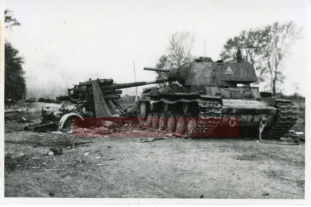 KW-1 Panzer Tank Kämpfe flak 88 Russland
