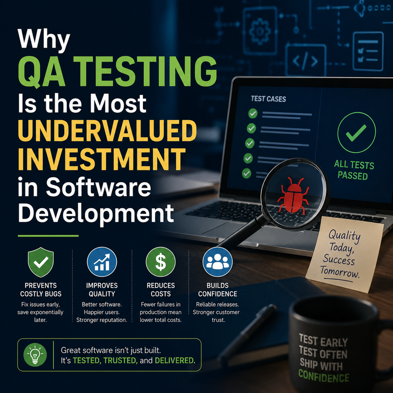 Why QA Testing Is the Most Undervalued Investment in Software Development