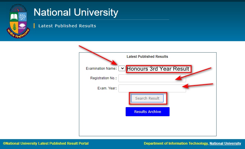 How To Check Honours 3rd Year Result 2023