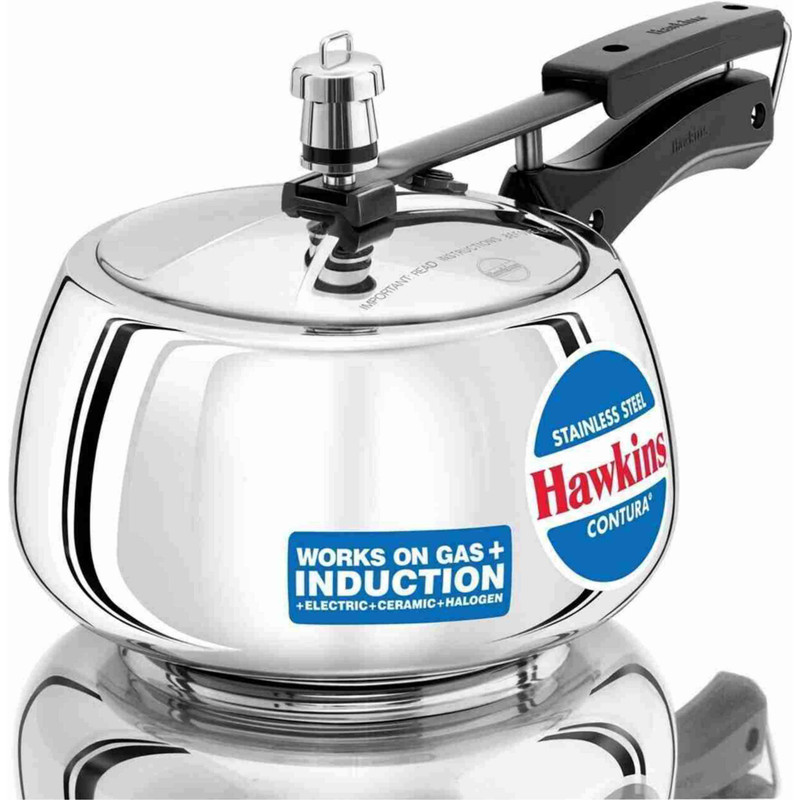 Hawkins Contura (SSC30) 3 L Induction Bottom
Pressure Cooker (Stainless Steel)