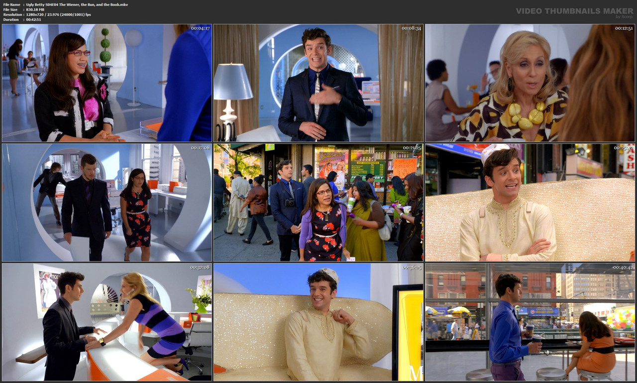 Ugly Betty S04E04 The Wiener, the Bun, and the Boob.mkv