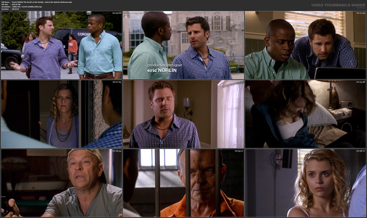 Psych S04E04 The Devil's in the Details... And in the Upstairs Bedroom.mkv