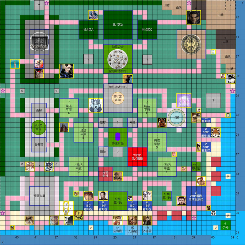 地图_细格子_黑