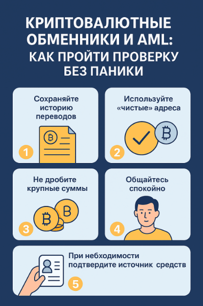 article title image Гайд по спокойному прохождению процедуры проверки AML на криптовалютном обменнике