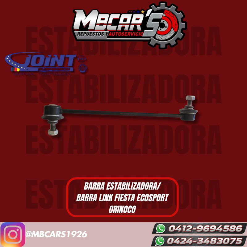 BARRA LINK FO FIESTA POWER MAX MOVE  ECOSPORT  CHERY ORINOCO 