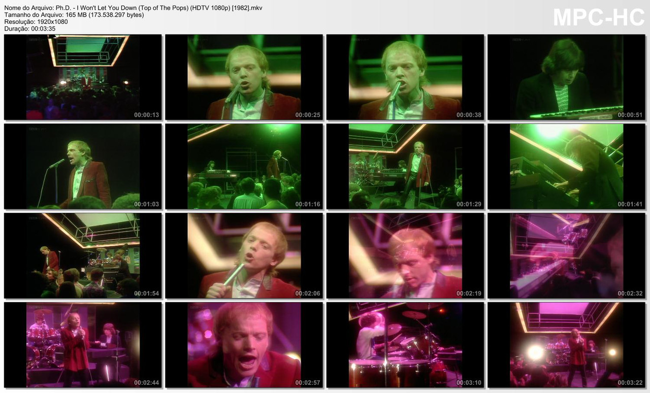 Ph.D. - I Won't Let You Down (Top of The Pops) (HDTV 1080p) [22.04.1982]