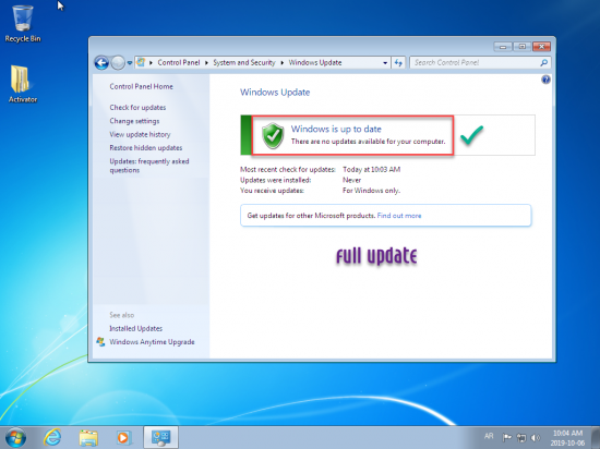 Windows 7 SP1 AIO (x86-x64) Multilanguage Preactivated October 2019