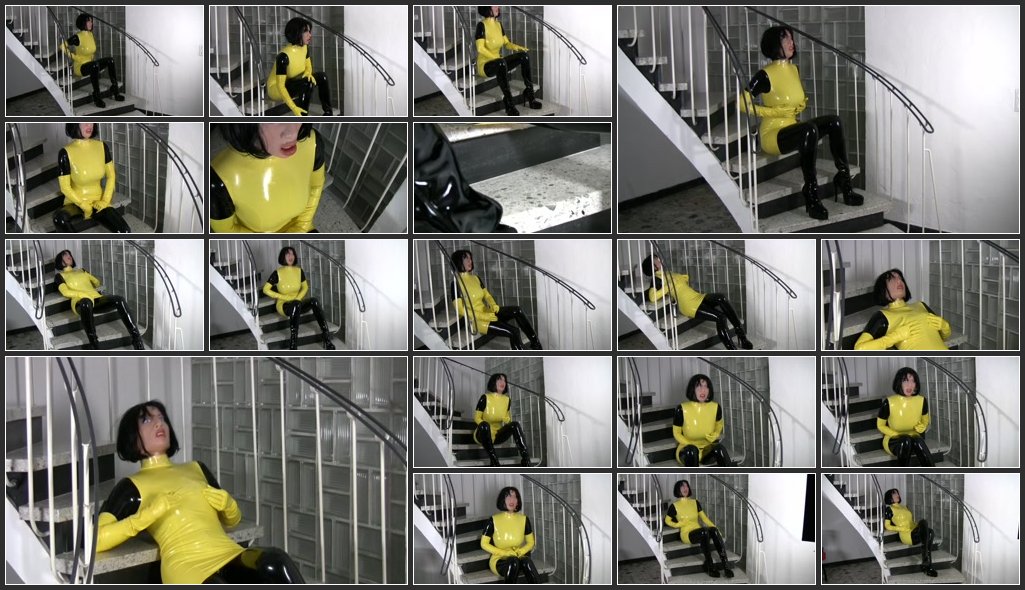 Realrubberdoll on the Stairs Hd