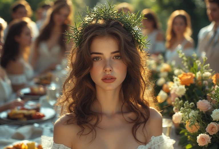 A 5 Garden Wedding Brown hair 0 21