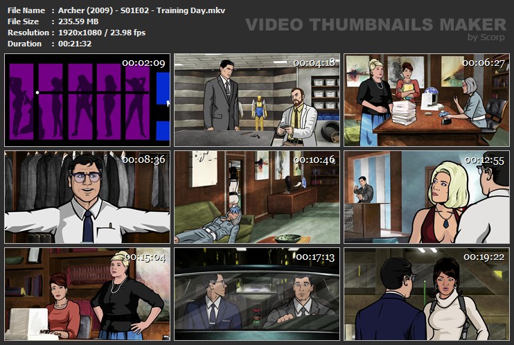 Archer (2009) - S01E02 - Training Day.mkv