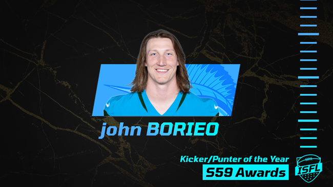 030 ISFL kicker punter of the year WIN