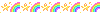 Rainbow Star Divider 2