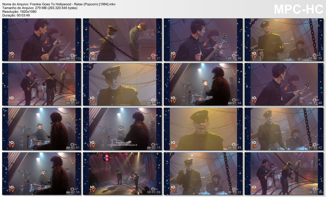 Frankie Goes To Hollywood - Relax (Popcorn Rete 4 HD) [1984]