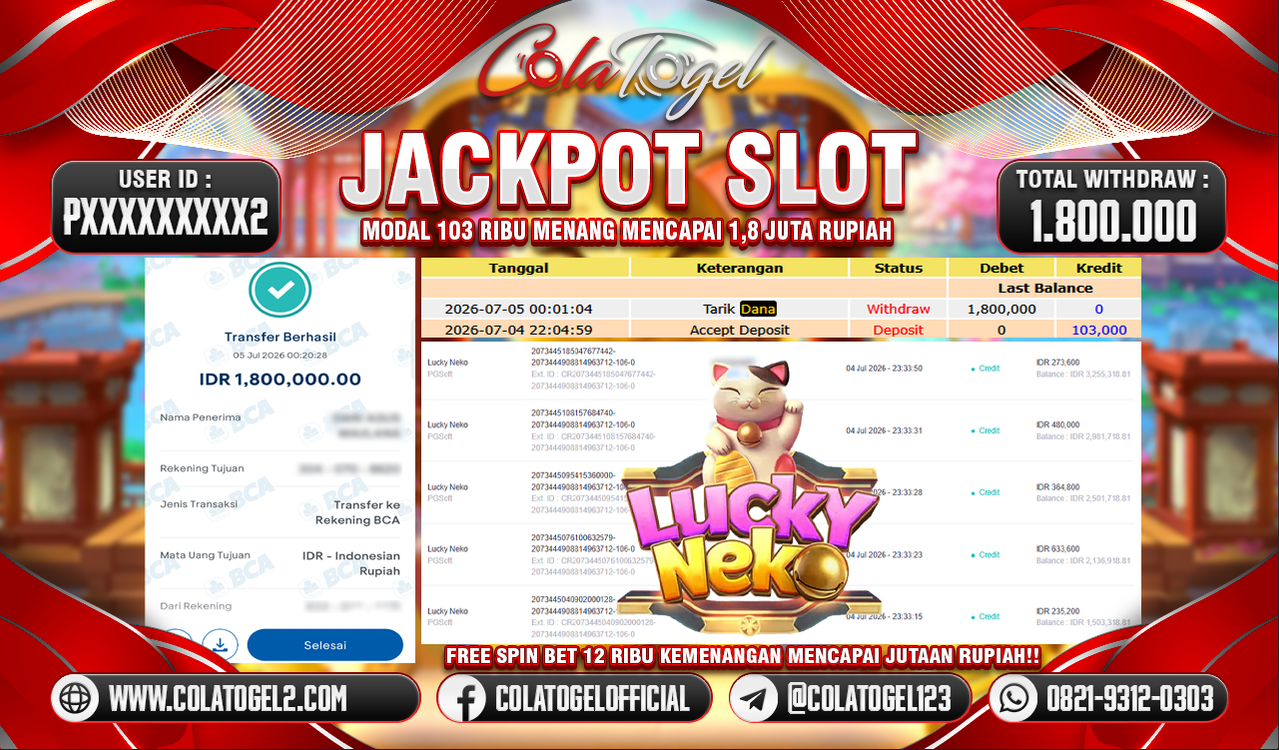 JACKPOT SLOT GACOR!!