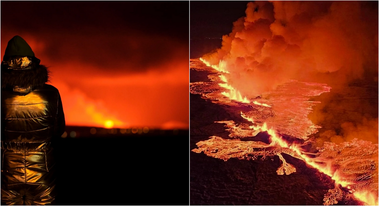 Fotos de erupción volcánica en Islandia; expertos ya preveían el fenómeno