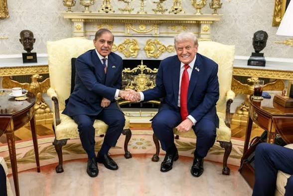 US President Trump shared Prime Minister Shehbaz Sharif's statement on social media