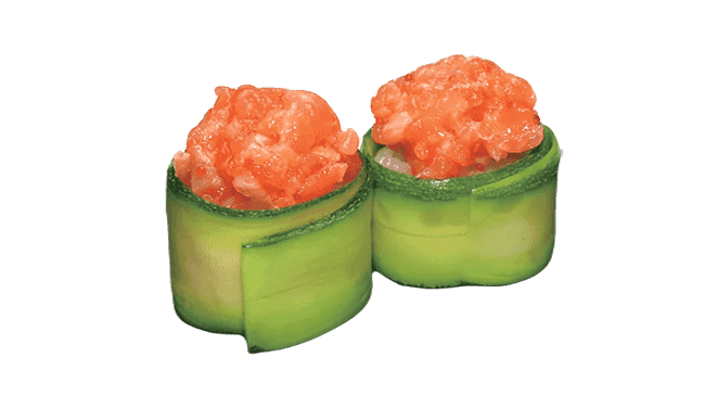 175. Gunkan salmone e zucchine