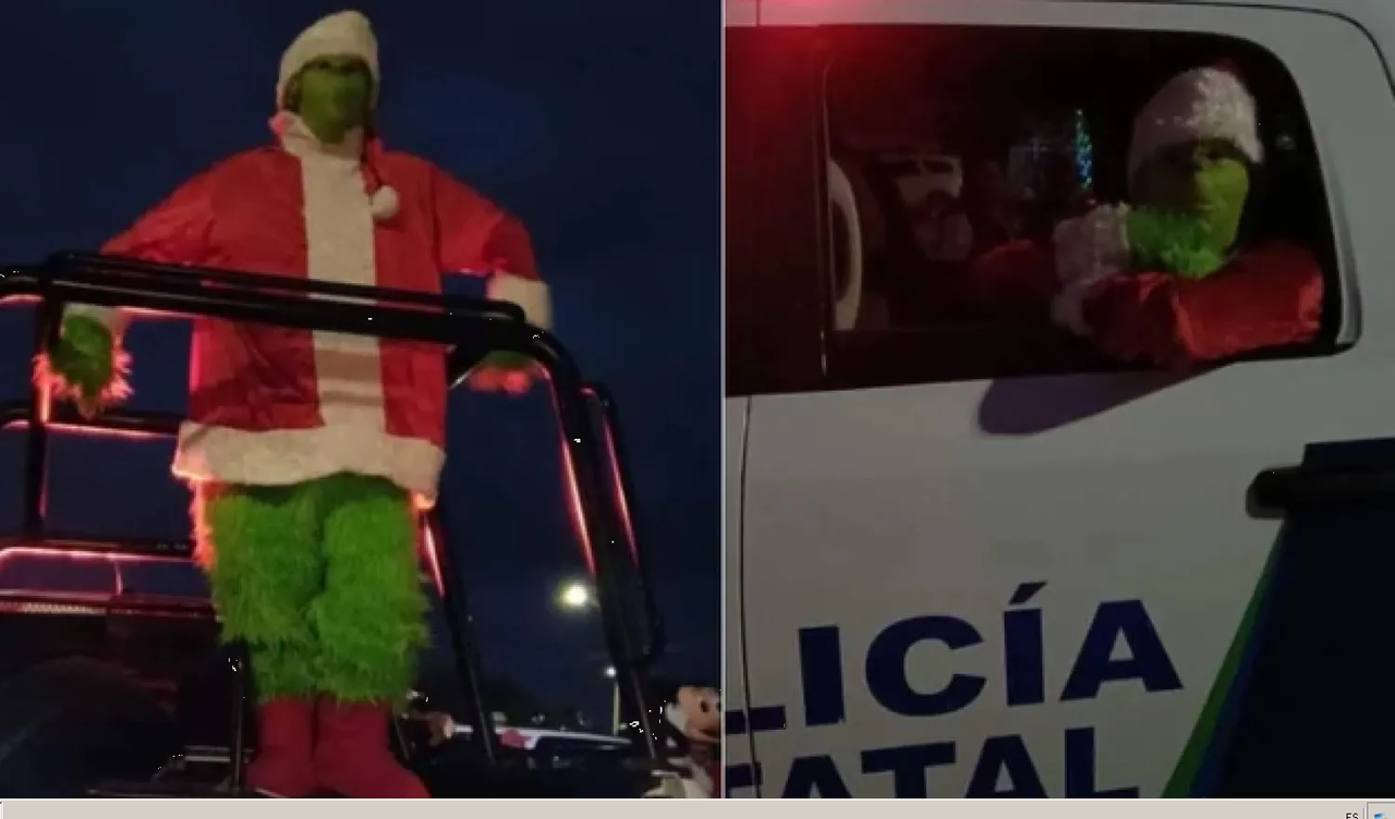 El Grinch fue arrestado en Tamaulipas, sí habrá Navidad