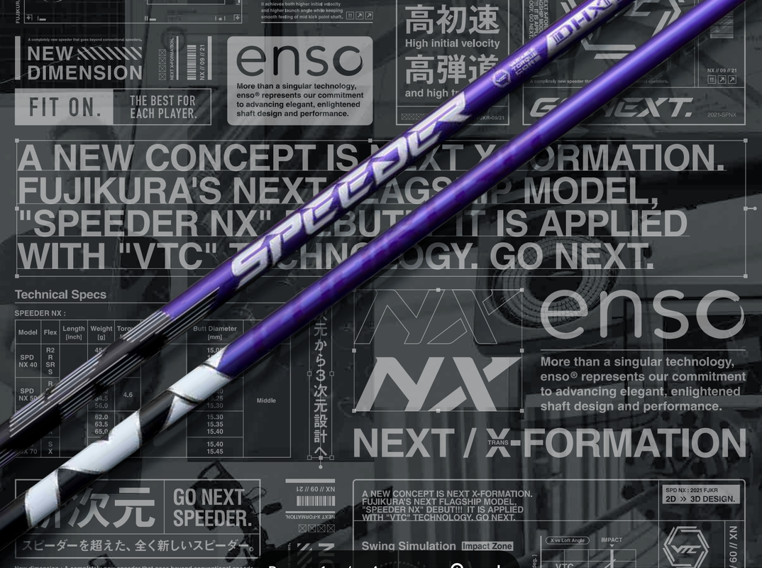 NEW Fujikura Speeder NX Violet 40g Shaft Built for You