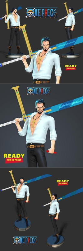 Dracule Mihawk – 3D Print